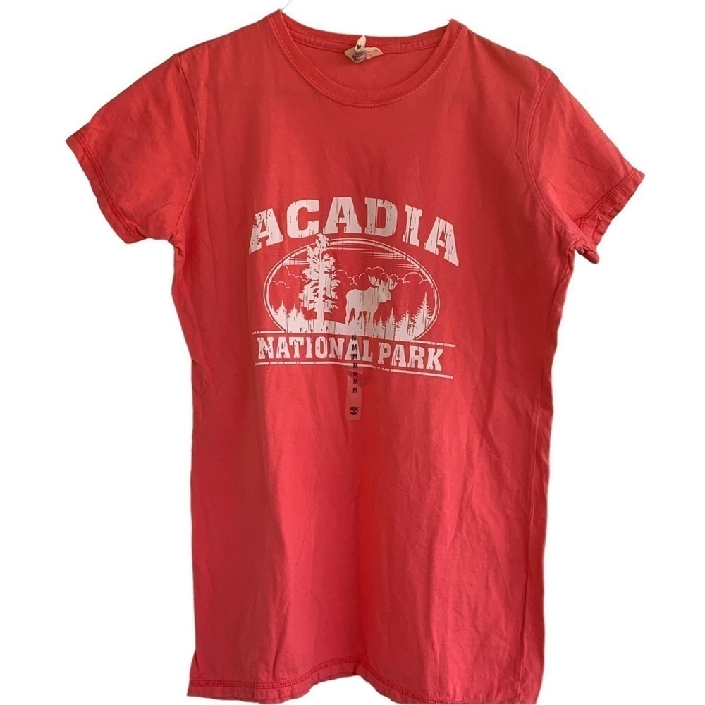 🆕 Acadia National Park Tee Shirt Women’s Size Medium